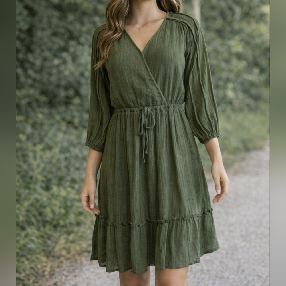 Women's Indigo Rose Green Dress Size M